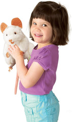 Folkmanis Mouse Hand Puppet, White