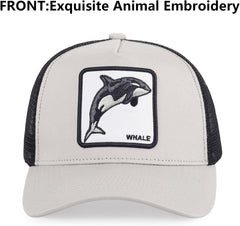 Mens Trucker Hats Mesh Snapback Animal Baseball Hats Unisex Running Sport Cap for Women Men