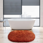 Bathroom Rug 27x18 Inch,Extra Soft Microfiber Non-Slip Thick Washable Absorbent Shaggy Bath Rug Quick Dry Machine Wash Dry Plush Bathroom Rug Sets for Shower Bathroom Floor Tub Kitchen