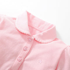 Children's Boy Long Sleeve π£πΌπΉπΌ Solid Color Button T-Shirts Tops Toddler Spring Sweatshirt Pullover Clothing