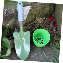 Children's 2-Piece Garden Hand Tool Set Iron Mini Shovel and Rake for Planting Suitable for Indoor and Outdoor Gardening