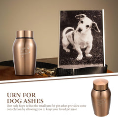 Pet Memorial Urn for Dog Ashes Keepsake Cinerary Box Smooth Finish for Comfort Elegant Design for Remembering Beloved Pets