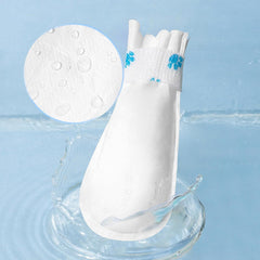 12 Pieces disposablee Dog Boots & Paw Protectors - Waterproof Dog Booties | Non-Woven Dog Boots Paw Protectors | Dog Paw Socks Protector with Adhesive Bandage for Small Medium Dogs