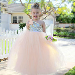 Girls 𝗣a𝐫𝐭y Dresses Flower Girl Dresses Wedding Pageant Dress Tutu Dress Girls Easter Skirt Size 6