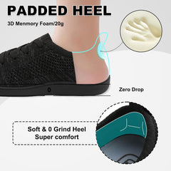 JOINFREE Women's Minimalist Walking Shoes Wide Toe Barefoot Shoes Zero Drop Casual Sneakers Breathable Slip On Tennis Shoes