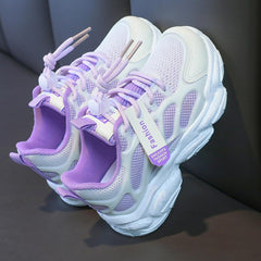 Boys Girls Shoes Kids Sneakers Lightweight Mesh Breathable Pre-School Running Shoes Casual Fashion Footwear