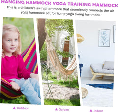 Aerial Hammock for Boys and Girls 2-in-1 Toy Portable Easy to Install Promote Boys and Girls' Health