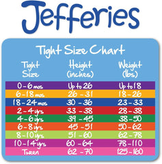 Jefferies Socks Girls 2-6X Layers Footless Tights