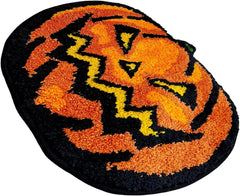 2025 Halloween Pumpkin Bath Mat, Cute Pumpkin Shape Bath Mat, Halloween & Fall Non-Slip Shower Rug, Non-Slip Pumpkins Shape Shower Mat for Bathroom, Kitchen, Porch & Home Decor (C)