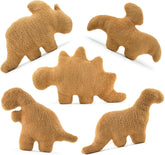 Dino Nugget Pillow Plush, Funny Chicken Nugget Plushie Birthday Gift, Dino Decorative Throw Pillow for Kids Room Decor, Dinosaur Stuffed Animal Idea Birthday Gift for Teens Kids and Adult