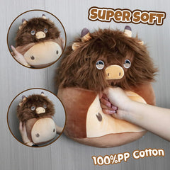 Easfan Pink Fox Plush Pillow Soft Plush Toy Cute Stuffed Animal Home Room Decoration Birthday Festival Gifts for Girls,Kids,Toddlers