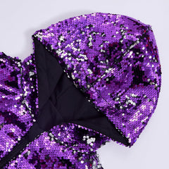 Cilucu Kids Jackets Girls Boys Flip Sequin Zipper Coat Jacket for Toddler Girls Birthday Outerwear Clothes