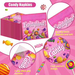 100Pcs Hockey Napkins for Hockey Party Supplies - 13 x 13 Inches Ice Hockey Napkins, Hockey Party Favor Napkins for Kids Boys Fans Sports Hockey Party Decorations