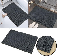 Bathroom Rugs, 30 X 20 Inches Soft Shaggy Chenille Absorbent Washable Non-Slip Bath Mat,Thick Plush Rubber Backing Quick Dry Bathroom Carpet for Floor,Tub,Home Decor Accessories,Shower