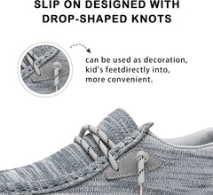 Apakowa Kids Boys Slip On Loafers Boat Shoes Girls Loafers Shoes (Toddler/Little Kid/Big Kid)