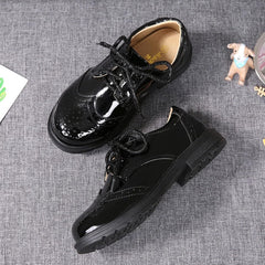Fashion Summer And Autumn Boys Leather Shoes Boots Thick Soled Student Dress Shoes Performance Toddler Bog Boots Size 9