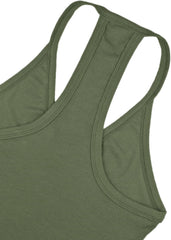iGENJUN 3 Pack Workout Tops for Women Racerback Basic Tank Summer 2025 Camisole V Neck Slim Fit Ribbed Sleeveless
