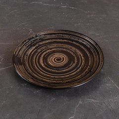 Ceramic Western Dinner Plate, Flat Plate, Commercial Household Vintage Round Plate, Western Steak Plate, Breakfast Salad