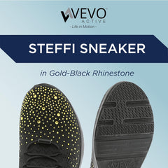 Vevo Active Women's Steffi Rhinestone Embellished Slip-On Sneaker