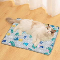Cooling Mat for Dogs – Foldable Pet Cooling Pad for Cats & Dogs | Scratch-Resistant Sleeping Mat for Indoor, Outdoor, Sofa & Crate Use | Comfortable Summer Pet Bed for Heat & Rest
