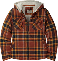 Legendary Whitetails Women's Shacket Berber Lined Shirt Jacket with Drawstring Hood