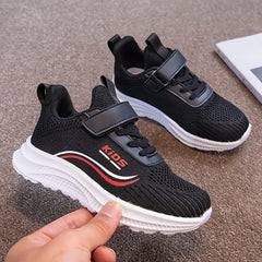 Boys Girls Mesh Sneakers Kids Unisex Lightweight Breathable Athletic Running Tennis Fitness Shoes for Toddler/Big Kids