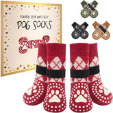 BEAUTYZOO Dog Socks for Hot/Cold Pavement to Prevent Licking Paws,Anti Slip Grippy Dog Boots&Paw Protectors for Hardwood Floors,Traction Control Shoes Booties for Puppy Small Medium Large Senior Dogs