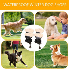 Dog Shoes Paw Protection - Soft Puppy Snow Boots, Puppy Boots for Small Dogs, Dog Snow Boots | Anti-Slip Dog Shoes Waterproof Dog Booties for Snow, Beach, Hiking, Camping