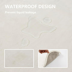 Waterproof Dog Blankets, Washable Pee Proof Pet Blanket for Couch, Soft Reversible Puppy Throw Furniture Protector Cover for Bed Sofa-52"x82",Purple+Cream