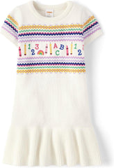 Gymboree Girls' and Toddler Short Sleeve Sweater Dresses
