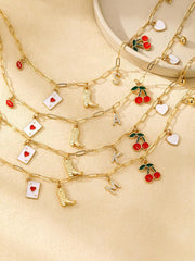 1 PCS Boho Initial Necklace for Women, Gold Letter Pendant Necklaces, Trendy Elegant Women's Jewelry