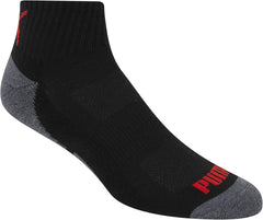 PUMA Men's 6 Pack Quarter Crew Socks