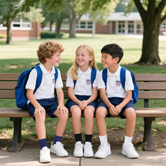 6 Pairs Unisex Kids Socks for Boys Girls Cotton Crew Dress Socks Casual Basic