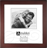 Malden International Designs Dark Walnut Concept Wood Picture Frame, 3x5, Walnut