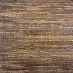 CONCORD WALLCOVERINGS ™ Display Sample, Grasscloth Texture Wallpaper – Brown Roll, Durable Vinyl Wall Covering, 7" x 10", Rustic and Elegant Design