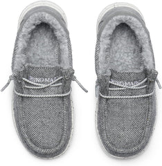 Bruno Marc Boys Girls Winter Slip-On Fur Casual Loafer