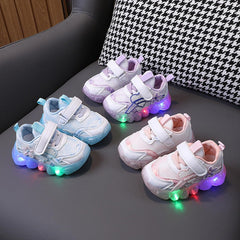 Girls Boys Spring Summer Autumn Children's Sports Shoes for Small Medium Sneaker Light up Shoes for Girls