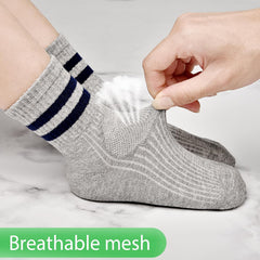 Boys & Girls Crew Socks - Cotton Athletic Socks, 5 Pairs (1-12 Years)