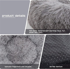 XJHKG Cat Dog Bed Warm Sleeping Cat Dog Mat Dog Basket Pet Cushion Portable Cat House (Color : Green, Size : 40CM)