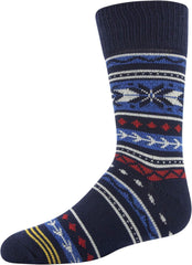GOLDTOE boys Camp Fairisle Crew Socks