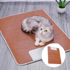 Breathable Mat Woven Rattan Pad for Dog and Cats Comfortable Bed Cushions with Option Size Easy to