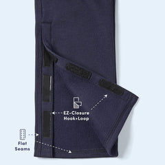 French Toast Kids' Adaptive Fleece Sweatpants with Lift Loops and Pull-Apart Leg Openings