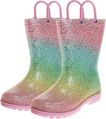 Josmo Boy's Unisex Kids Fun Colors Outdoor Rain Boot