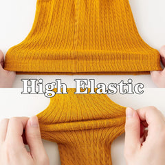 Girls Tights Toddler Seamless Plain/Cable Knit Leggings Stockings 2/3 Pack Cotton Pantyhose Pants for 2-8 Years