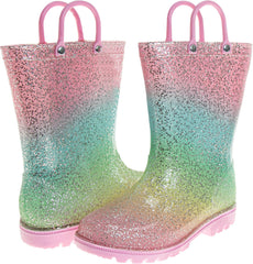 Josmo Boy's Unisex Kids Fun Colors Outdoor Rain Boot