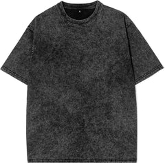 Eadali Men’s Oversized T-Shirts – Washed Cotton Loose Fit Tees, Drop Shoulder Crew Neck, Vintage Baggy Style Streetwear Tops
