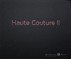 CONCORD WALLCOVERINGS ™ Haute Couture 2, Baroque Noble Textile Gray Wallpaper Sample