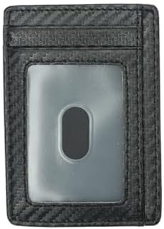 Sleek Minimalist RFID-Blocking Leather Wallet for Men & Women with Front Pocket Design