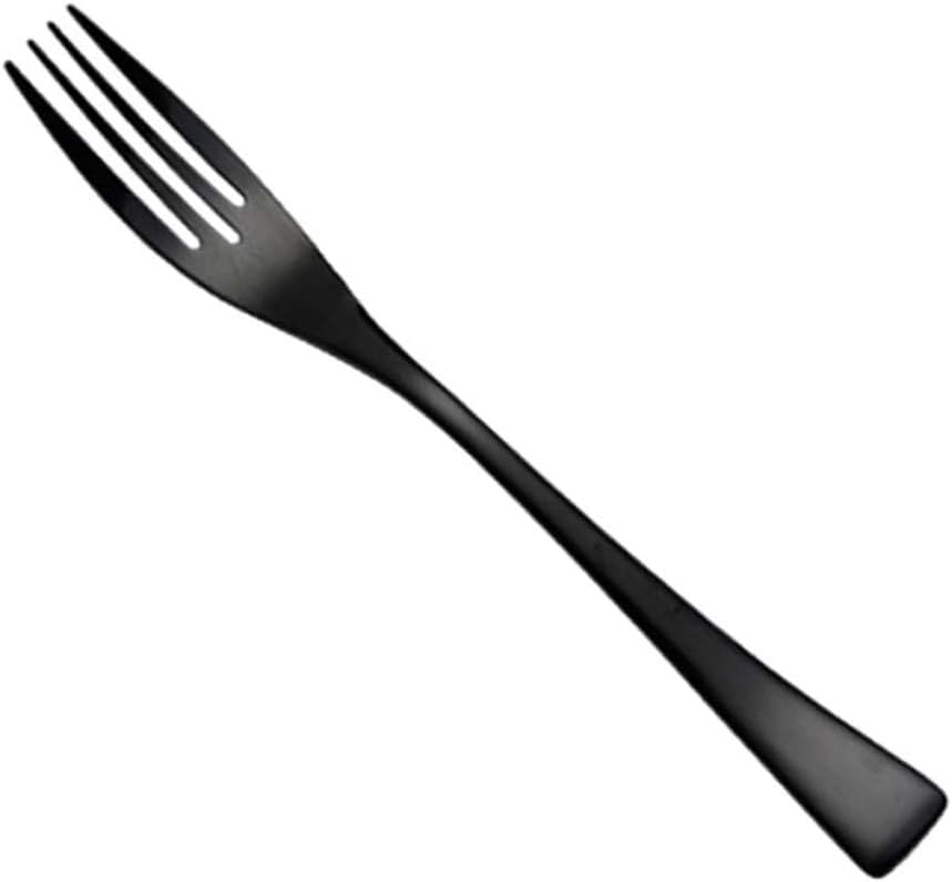 Black Forks for Cutlery Black Silverware Stainless Steel Dinner Fork Western Style Tableware