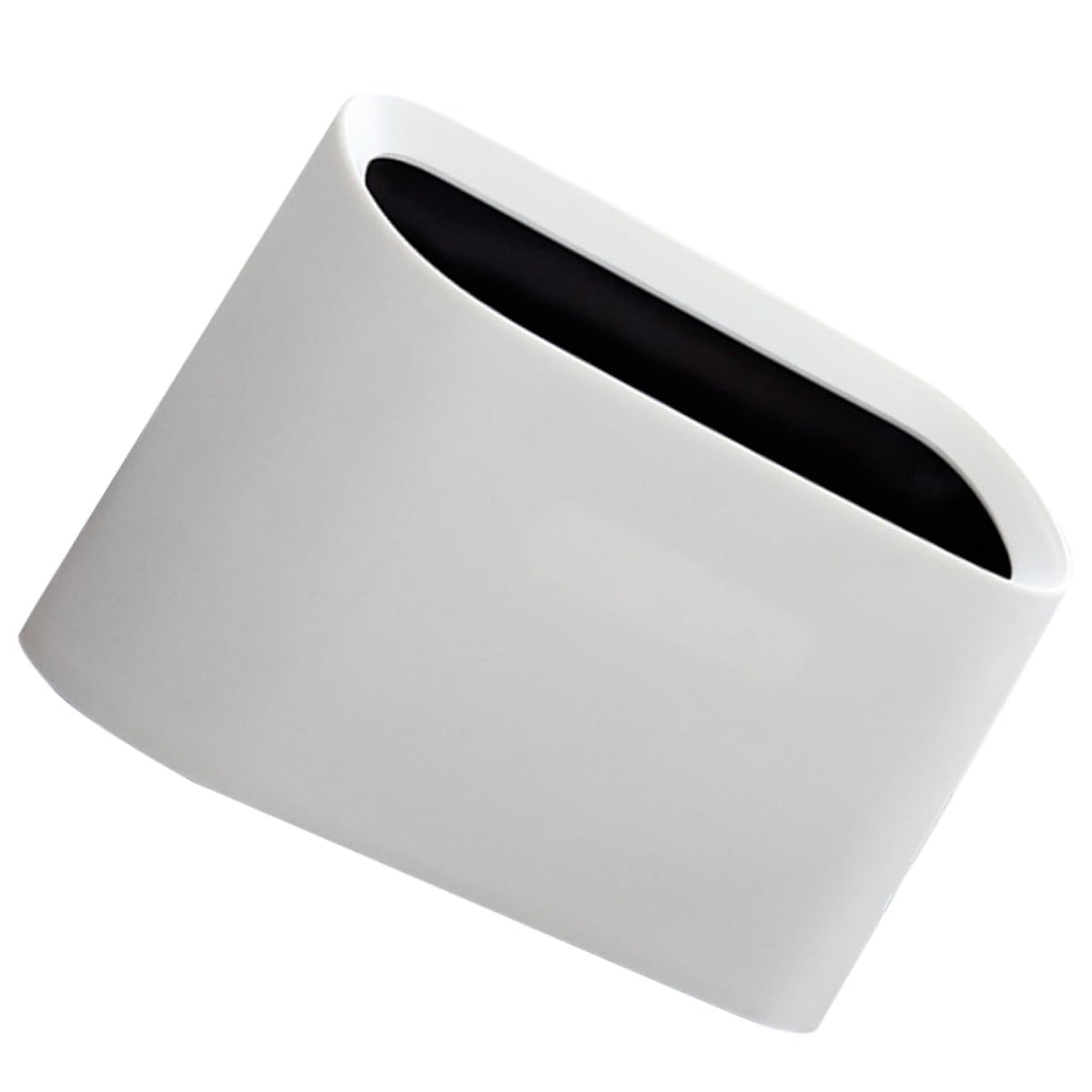 Happyyami Trash Can for Desk Double Layer Design Small Waste Container for Food Garbage Bin with Odor Isolation for Home and Office Use